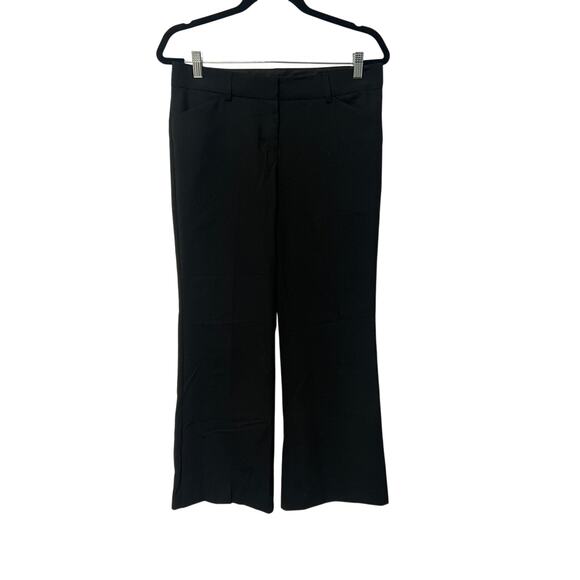 Black Express Editor Boot Cut Slacks, Size 6 Short, KB350 - Picture 1 of 5